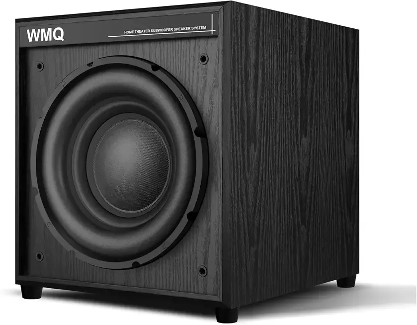 12" Active Home Theater Subwoofer, Featuring RCA Input and Output Interfaces, 400W RMS, Adjustable Crossover Frequency Range from 15-180 Hz