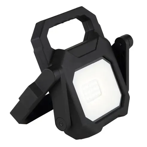 LED-Akku-Arbeitsleuchte - schwarz - klappbar