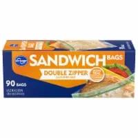 Kroger® Double Zipper Reclosable Sandwich Bags