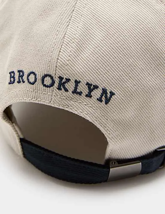 Brooklyn Baseballmütze aus reiner Baumwolle