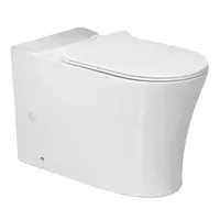 Inodoro largo Urban blanco con asiento