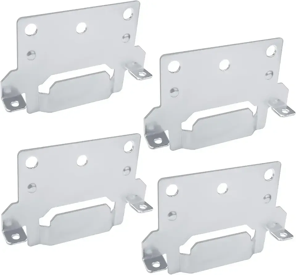 116791 Mounting Plate Compatible with IKEA Bed Frame Part # 116791 Fits Hemnes Malm Brimnes Ingatorp Tarva Kritter (4 Pack)