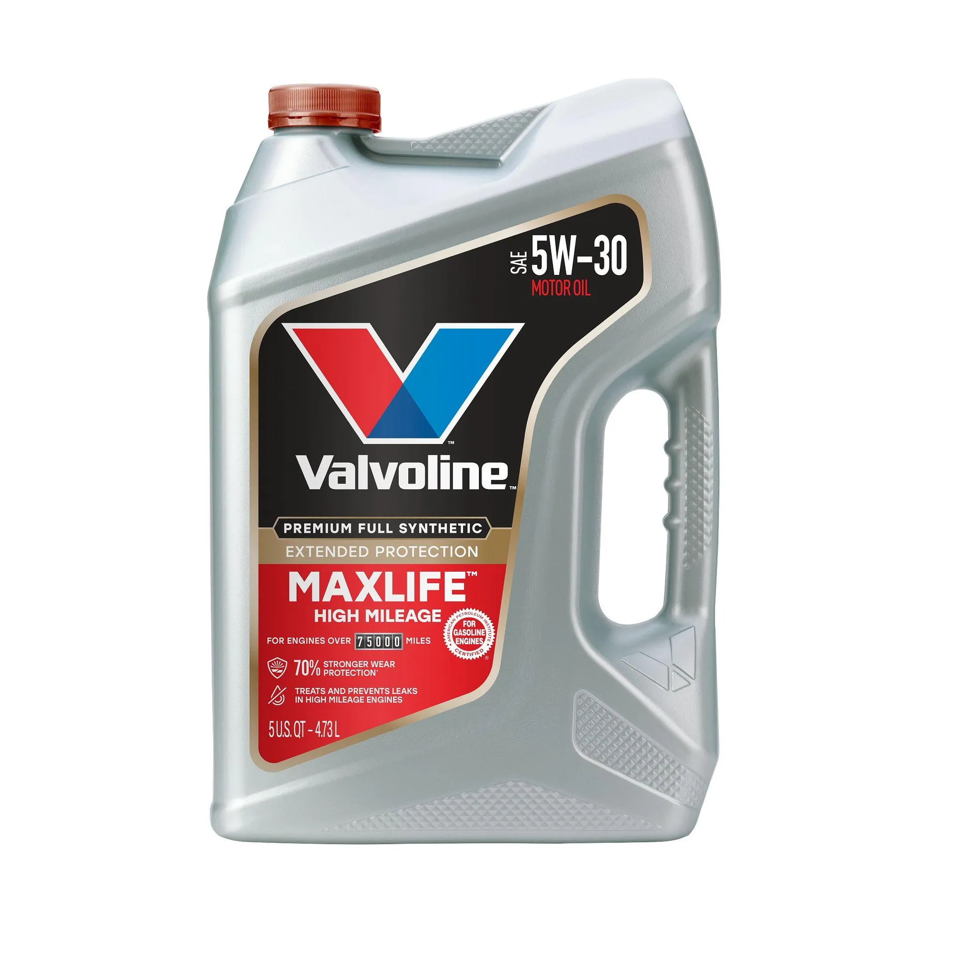 Valvoline MaxLife Extended Protection High Mileage Full Synthetic Engine Oil 5W-30 5 Quart