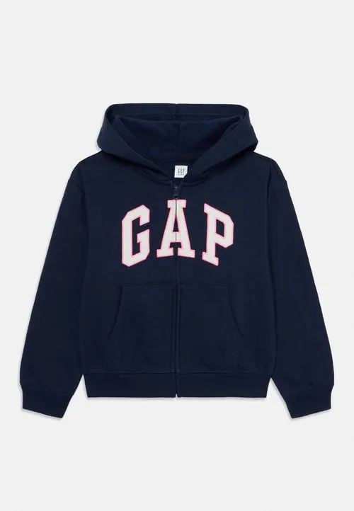KIDS RELAXED GAP LOGO ZIP HOODIE - Hoodie - tapestry navy