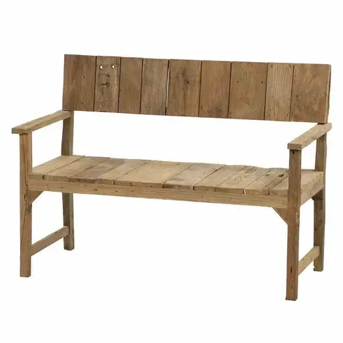 Holz-Bank LOREO - natur - 2-Sitzer