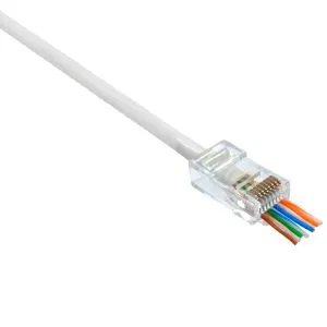 Conector RJ45 Cat 6 pasante NISUTA - NSCORJ456P