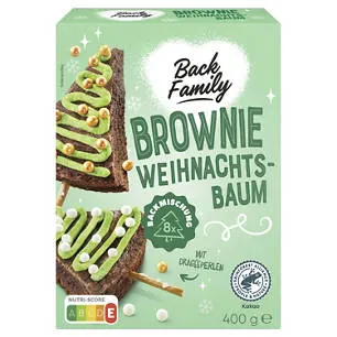 Backmischung Brownie Weihnachtsbaum 400 g