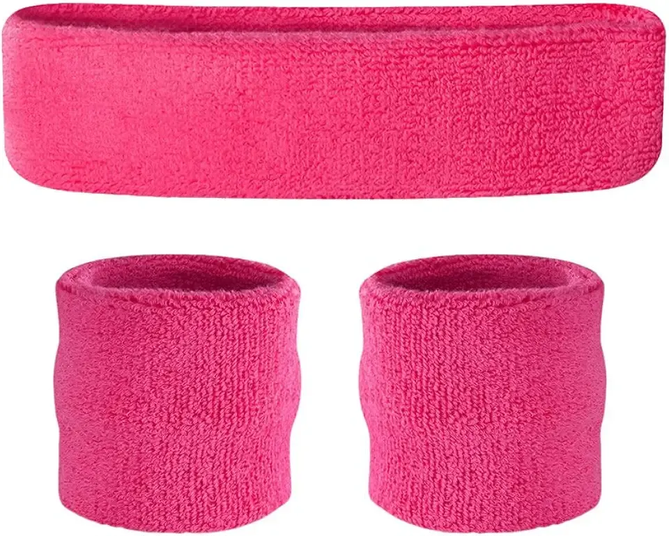 Suddora Kids Sweatbands, Headbands & Wristbands for Toddlers, Non-Slip and Lightweight Fabric Bands for Youth Basketball, Soccer, and Tennis, Moisture-Wicking Bands for Cosplay & Costumes