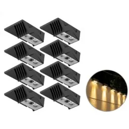 Solar LED Fence Lights (8 Pack)