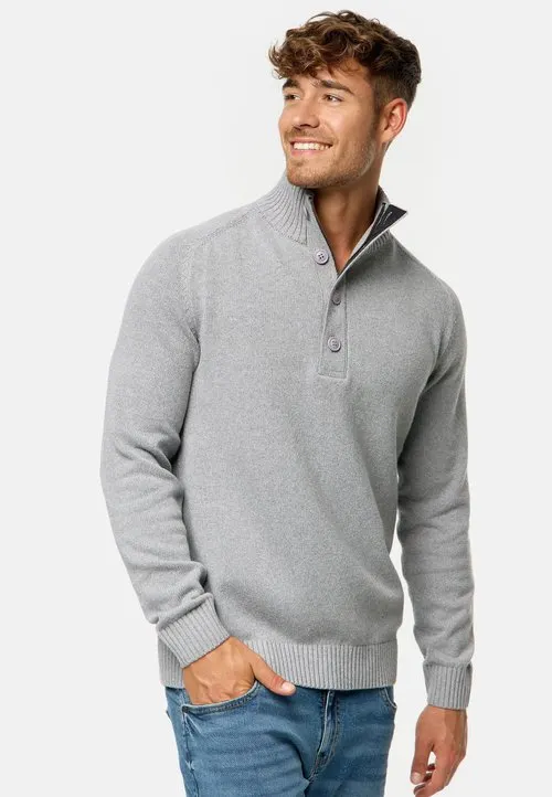 INISALU - Strikkegenser - lt grey mix