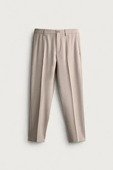 SLIM FIT SUIT TROUSERS