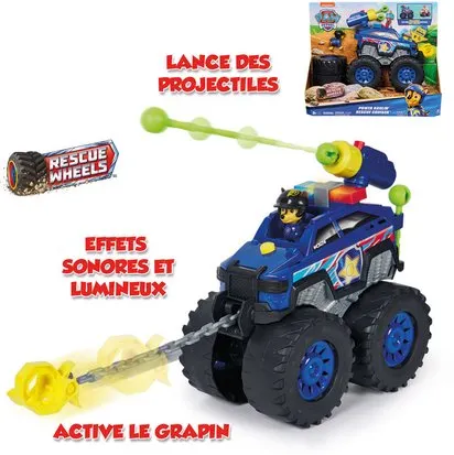 LA PAT' PATROUILLLE - VEHICULE TOUT-TERRAIN CHASE RESCUE WHEELS
