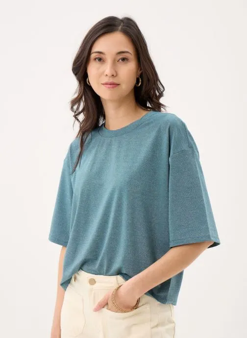 T-shirts Viluxi O-Neck Oversized Tee/Vol dames groen