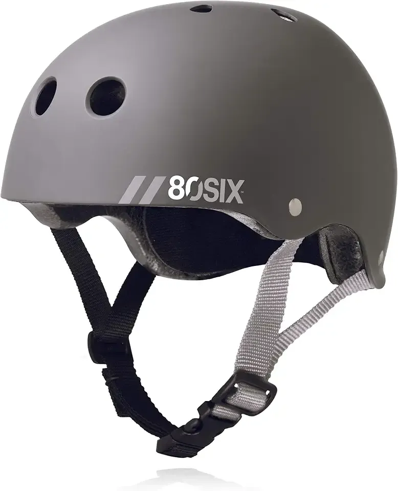 80SIX Triple Certified Multisport Helmet - Ideal for Bike, Scooter, Skateboard, Roller Skate and Inline Skate