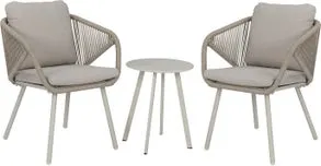 Intratuin 2-zits hoge loungeset Lola beige met Latte taupe
