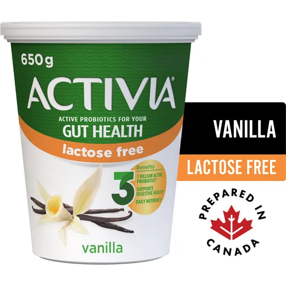 Probiotic Yogurt, Lactose Free, Vanilla