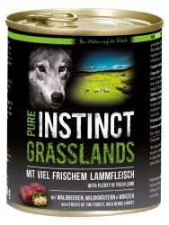 PURE INSTINCT GRASSLANDS mit Lamm für Hunde 6 x 800 g