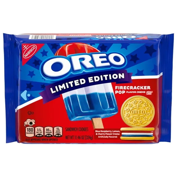 NABISCO OREO FIRECRACKER POP COOKIES 11.46 OZ