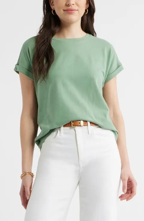 Cuff Sleeve T-Shirt