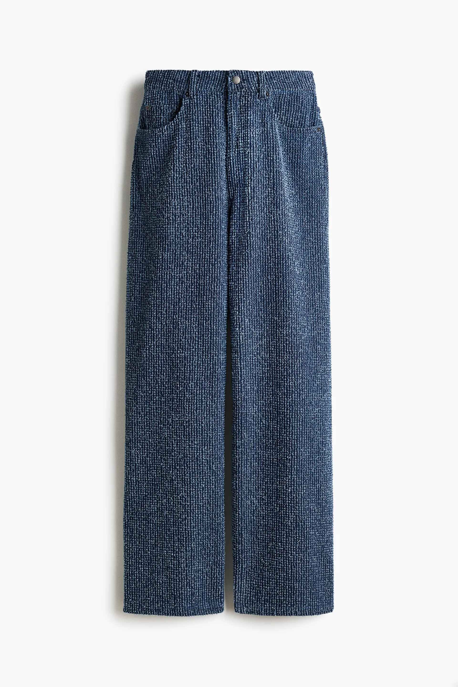 Bouclé Bootcut High Waist Jeans