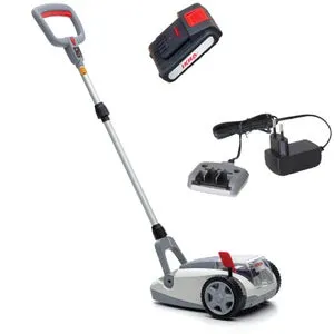IKRA tosaerba a batteria ICHM 20 (ICM 2021) per piccole superfici erbose fino 50m², batteria & dispositivo di carica incl.