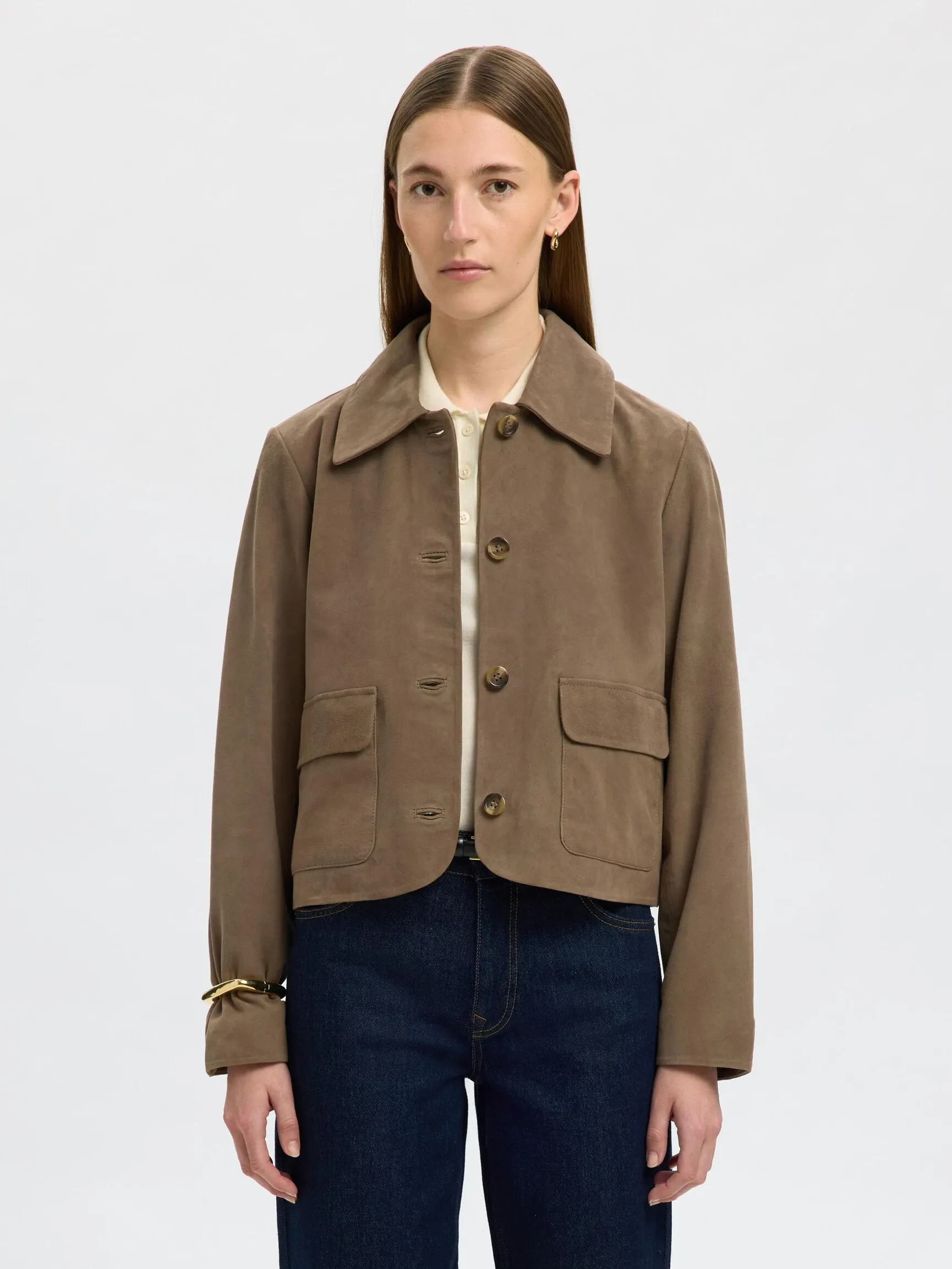 100 % SEMSKET SKINN JAKKE