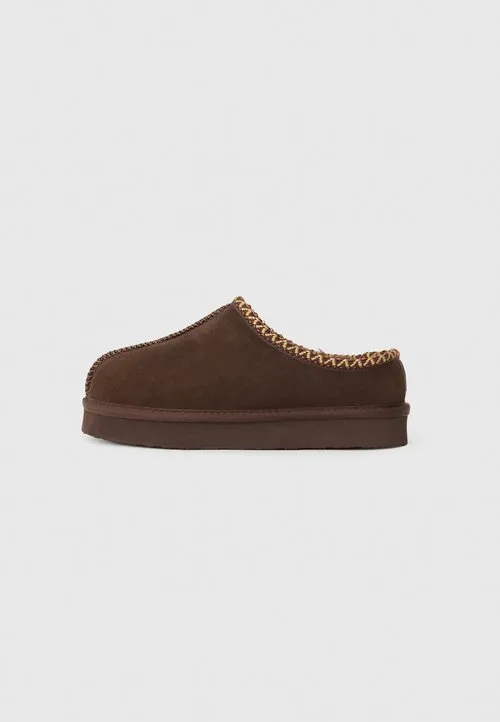 Flatform slippers BIASNOW - Tresko - dark brown
