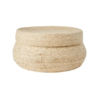 Large Round Basket with Lid