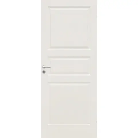 Innerdør tradisjon massiv formpresset 3 speil 8x21 klassisk hvit ncs s0500-n