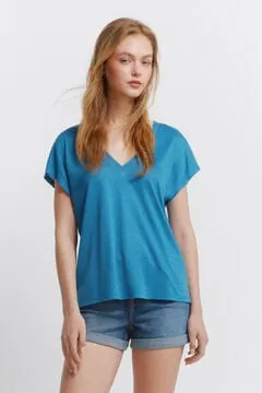 Camiseta manga murciélago
