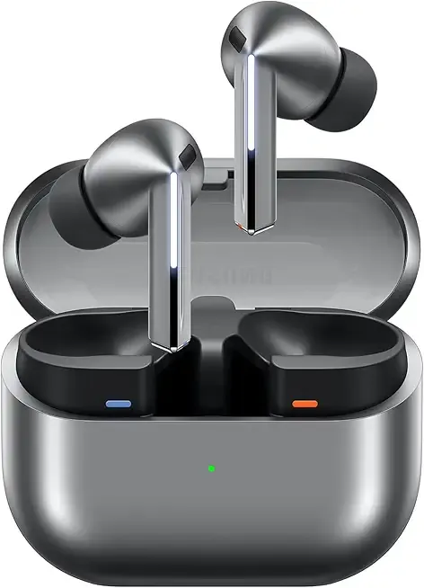 Samsung Galaxy Buds 3 Pro AI True Wireless Bluetooth Earbuds, Noise Cancelling, Sound Optimization, Redesigned Comfort Fit, Silver [US Version, Amazon Exclusive, 2Yr Warranty]