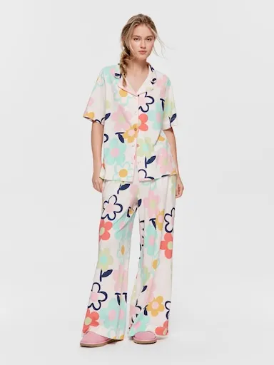 Colourful Daisy Short Sleeve Shirt