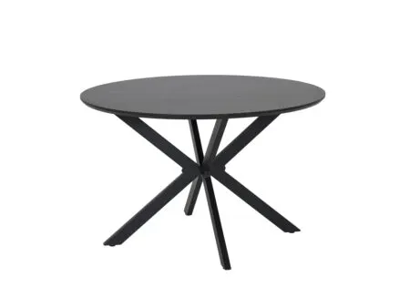 Ronde tafel Costa Ø120cm - melamine - zwart