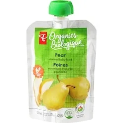 Pear Strained Organic Baby Food