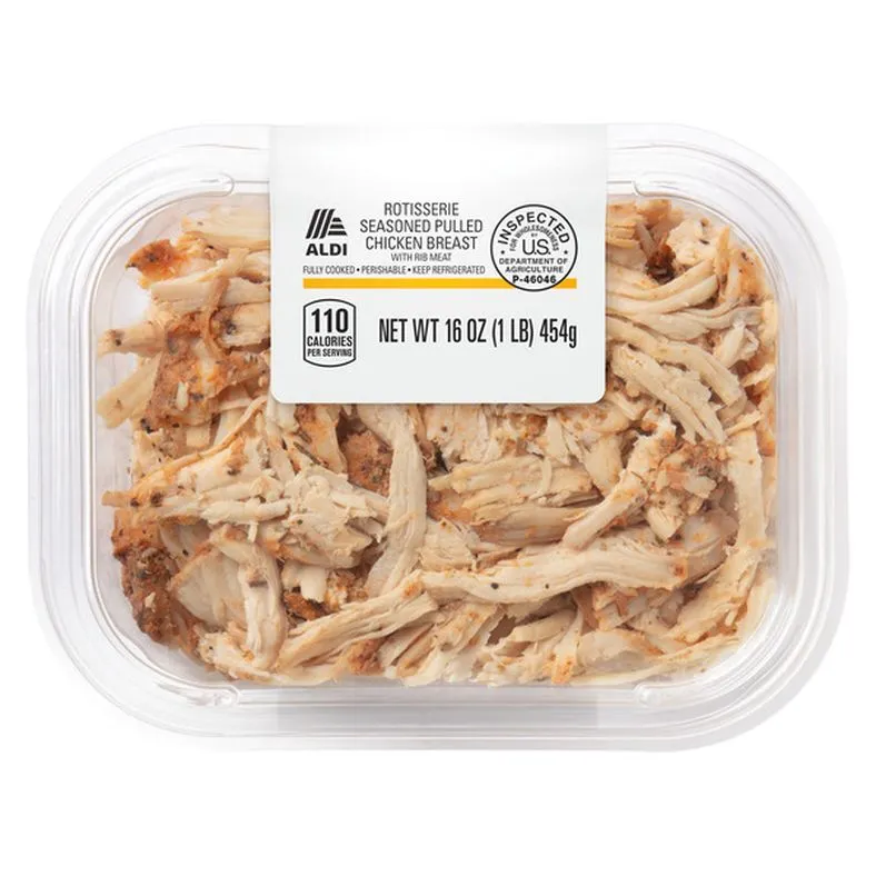 ALDI Rotisserie Style Pulled Chicken