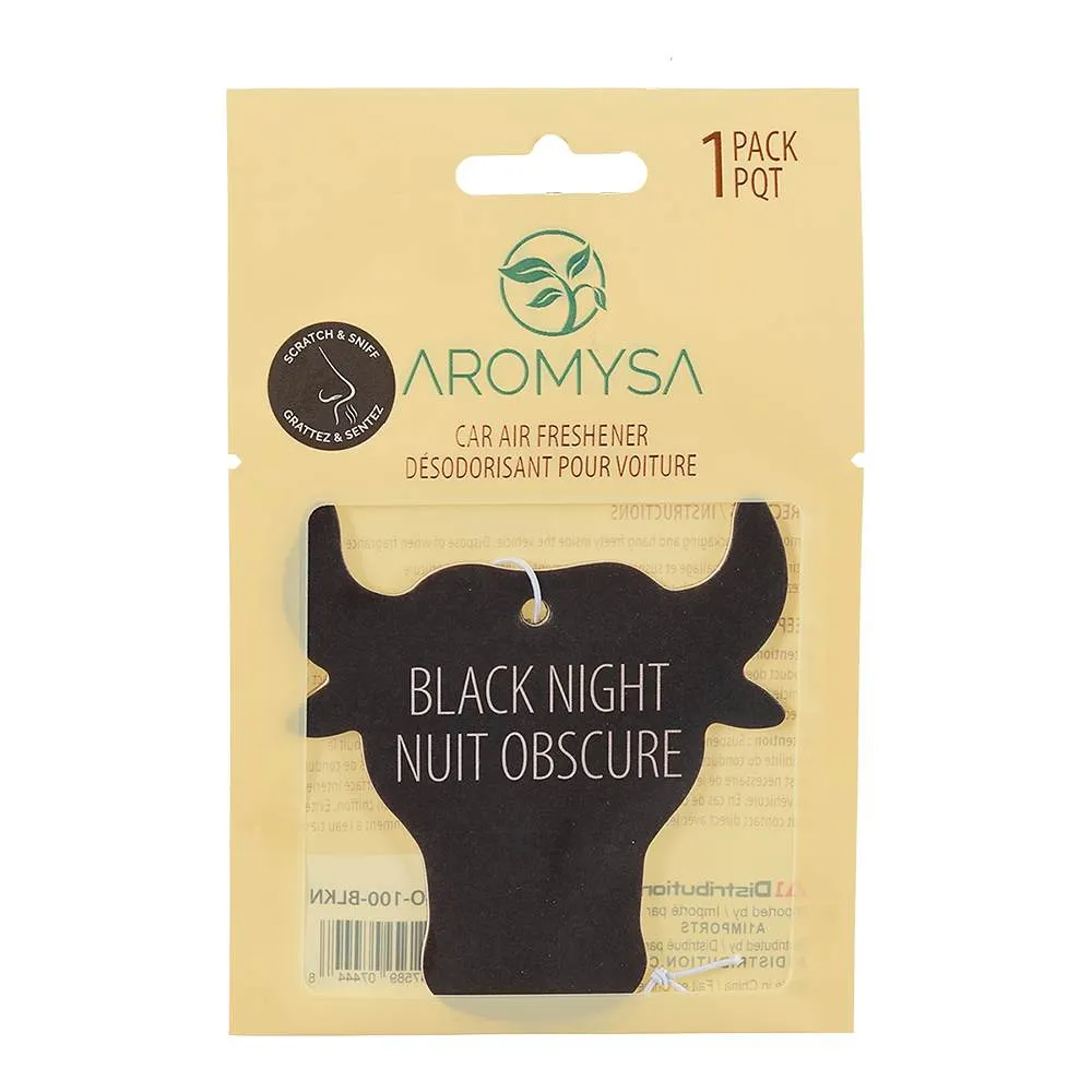 Désodorisant pour l'auto AROMYSA Nuit obscure