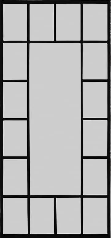 Avenue speil 90x195 cm svart, 17 ruter