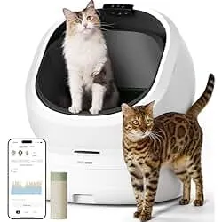 PETLIBRO Luma Automatic Cat Litter Box AI Camera Waste Analysis, Triple Safety Protection Self Cleaning Litter Box, Odor Control in-App Usage Tracking, Open-Top Multi-Cat Recognition LitterBox