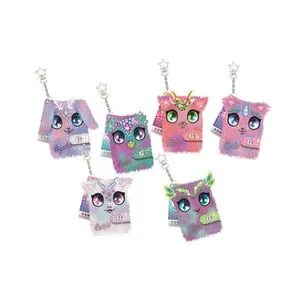 Mini carnet de notes en peluche Mini Fuzzy (modèle aléatoire)