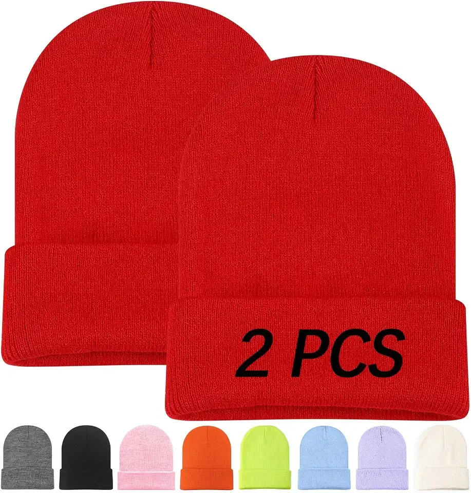 Beanies Hats Multiple Colors Available Stocking caps for Women, Ski Hat Winter Knitted Hat Elasticity Soft