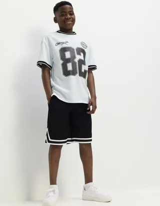 T-shirt - Mesh - celeste