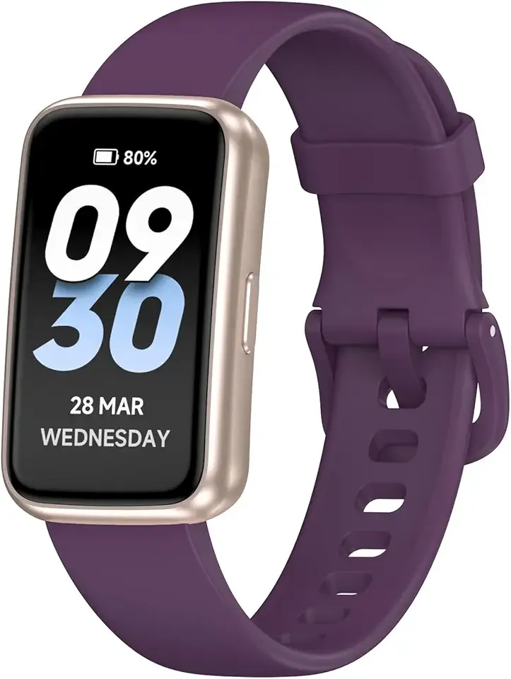 Pedometer Watch No App/Phone Required Slim Fitness Tracker, 30 Meters Waterproof 1.47'' Smart Watch, Heart Rate & Blood Oxygen Monitor Step Counter for Men Women