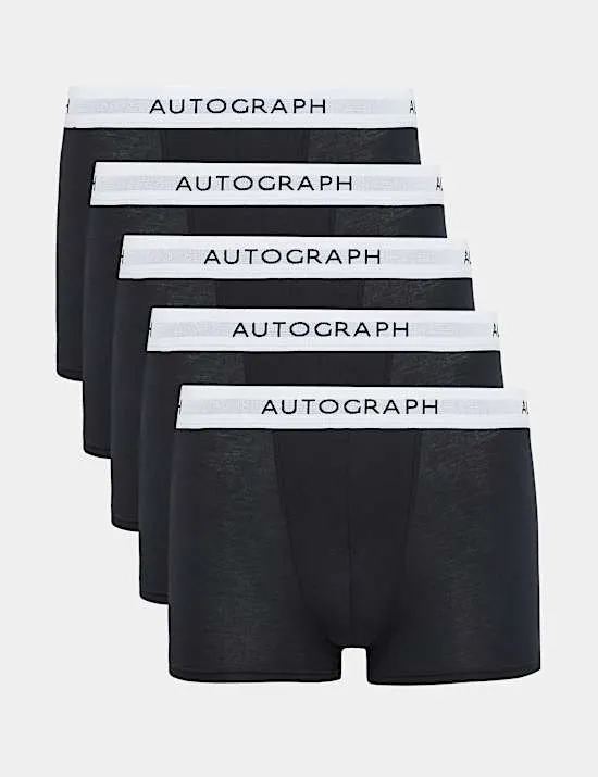 5er-Pack Hüftslips aus Supima®-Baumwollmischgewebe