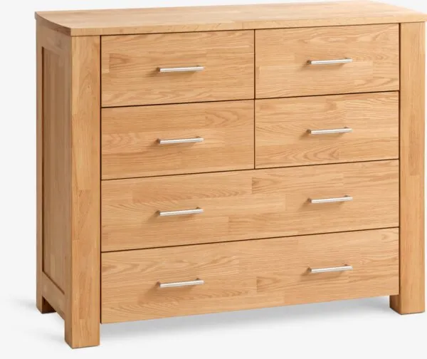 OLDE Cassettiera OLDE 6 cassetti rovere naturale
