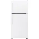 GE 21.9 CuFt Top-Freezer Refrigerator in White