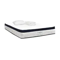Combo Colchón Confort Sencillo 100X190 Cm Medio Firme Ortopédico con Almohada Y Protector