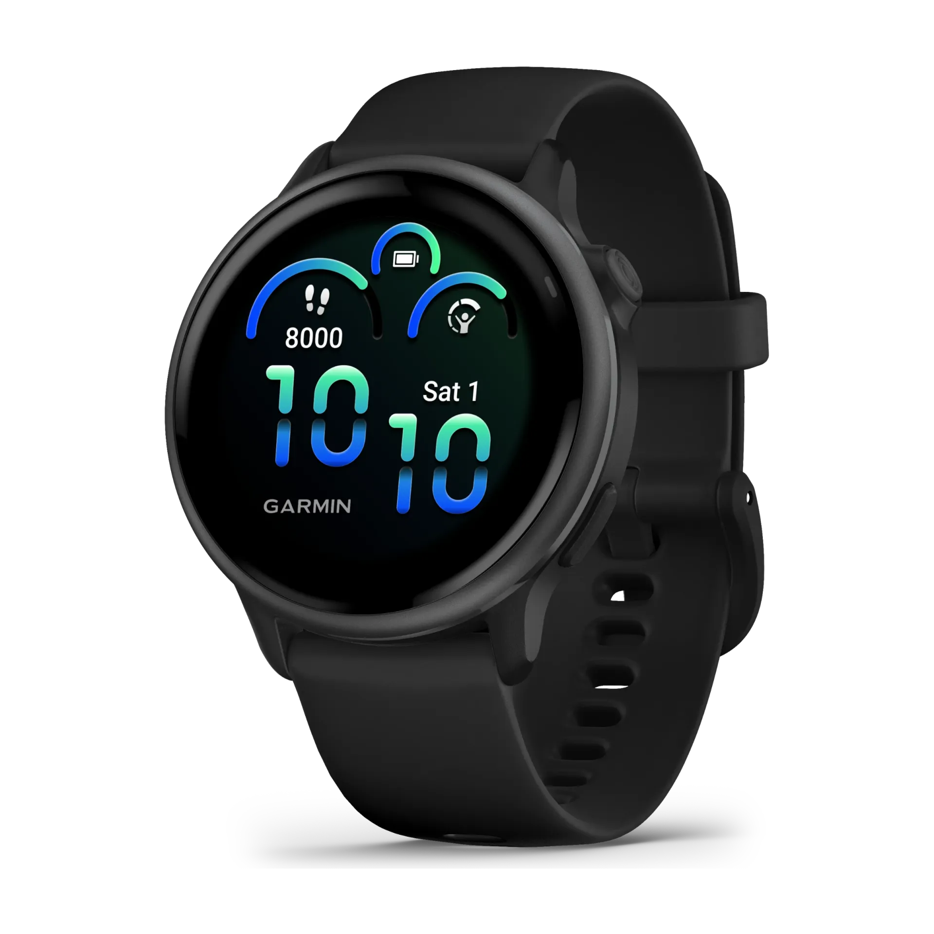 Garmin Vivoactive 6 sportsklokke, svart/slate AMOLED