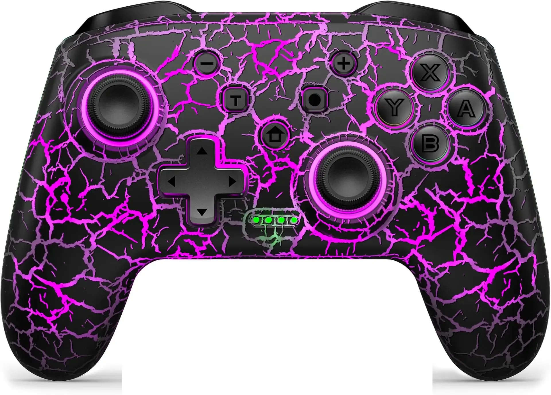 Gammeefy Switch Controller, Wireless Switch Pro Controller for Nintendo Switch/Switch 2/Lite/OLED, 9 Color Adjustable LED Switch Remote Compatible with PC/Android/IOS with Programmable Function