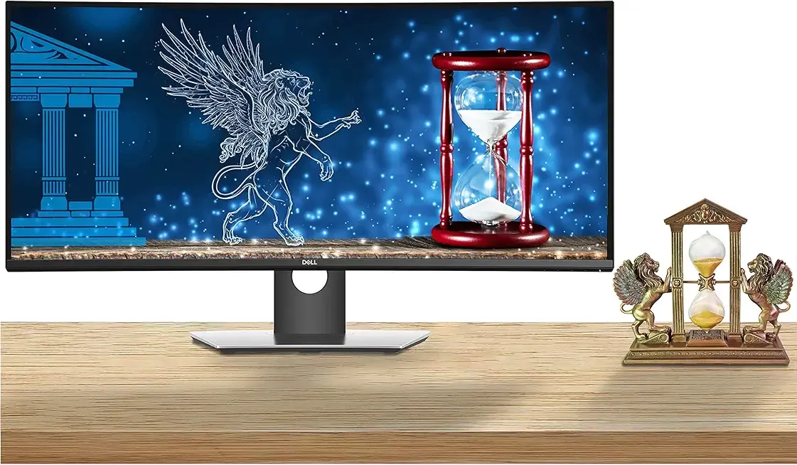 U3419W UltraSharp 34-inch WQHD 3440 x 1440 LED Backlit Curved Gaming Monitor with IPS, Vesa Compatible, Anti-Glare, Tilt, Swivel (HDMI, USB 3.0, USB-C, DisplayPort)