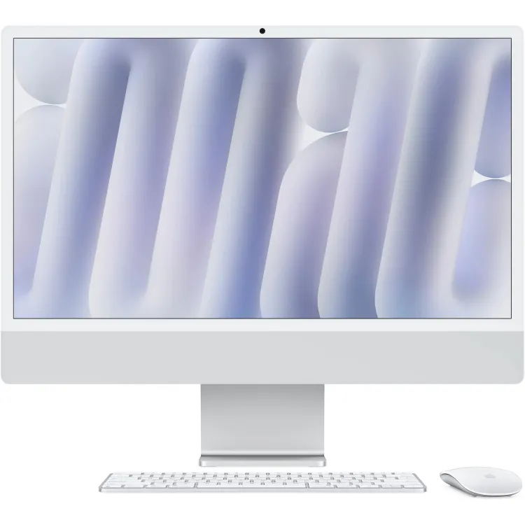Apple iMac 24 inch M4 (10 core CPU/10 core GPU) 16GB/256GB Zilver QWERTY